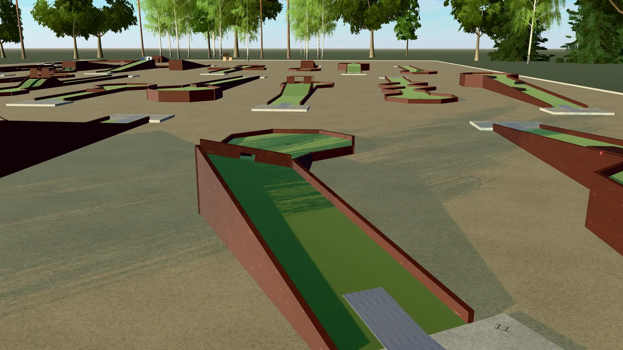 Dosering — bantypen byggd i spelets 3D-scen