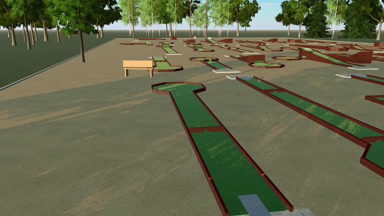 Enport — bantypen byggd i spelets 3D-scen