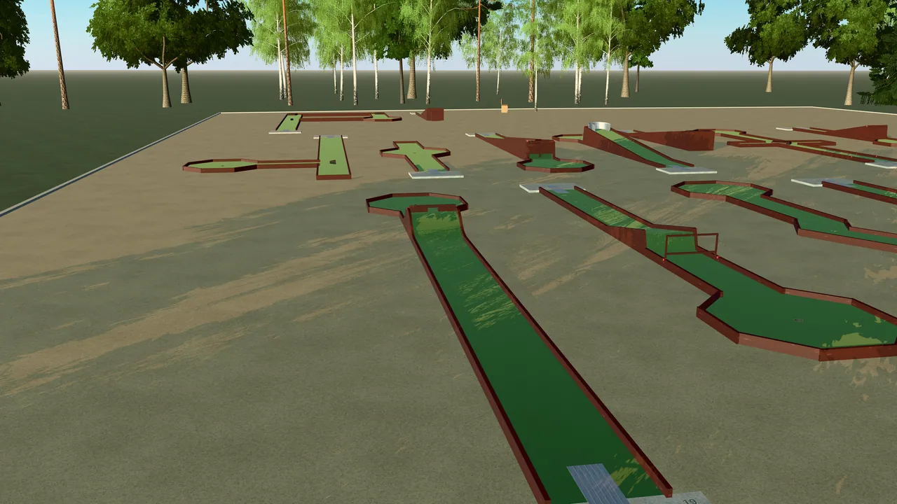 Kulle med port — bantypen byggd i spelets 3D-scen