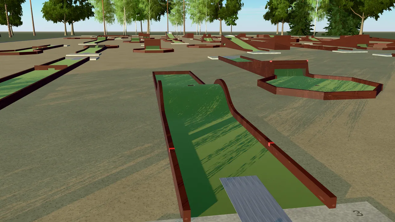 Mittkulle — bantypen byggd i spelets 3D-scen