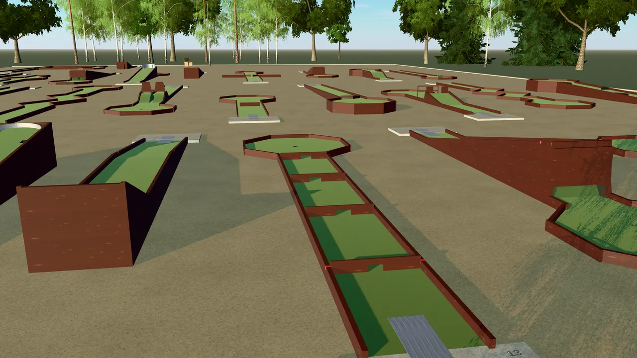 Synvilla — bantypen byggd i spelets 3D-scen
