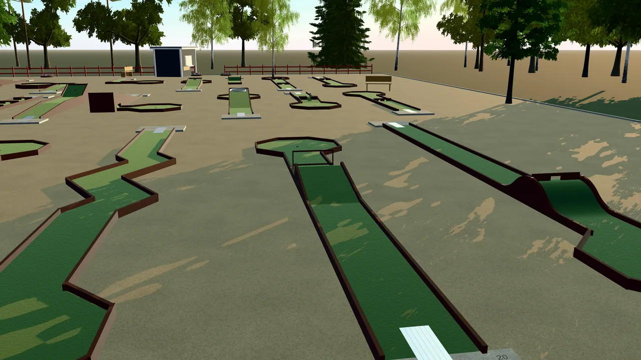 Vallgrav — bantypen byggd i spelets 3D-scen